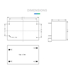 AC-DC 220V to 5V 15W HLK-15M05