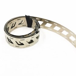 Tape  steel nickel-plated 0.15 * 23mm pitch 18.5mm 1m
