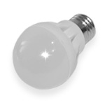 Лампа Светодиодная LED 5W теплый свет, молочный пластик