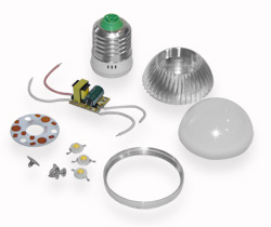 Assembly kit  Lamp LED 3W, E27, warm light