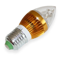 Лампа Светодиодная LED 3W E27 стеклянная колба