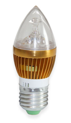 Лампа Світлодіодна LED 3w E27 скляна колба