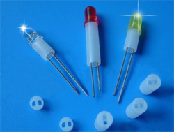 For LED 5mm 2pin white spacer thickness 10mm.