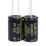 Capacitor 33uF 500V 16*25 105C [Low ESR]