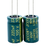 Capacitor CD110<gtran/> 220uF 100V 13*21 105C [Low ESR]