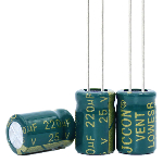 Capacitor CD110 220uF 25V 8*12 105C [Low ESR]