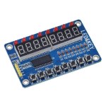 ARDUINO module  indicator with buttons and LEDs TM1638