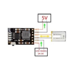  PowerBank Module  5V 2A 1S with LED indication of charge level