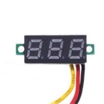 Module<gtran/> Voltmeter DC 0-100V 0.28 "yellow 3 wires<gtran/>