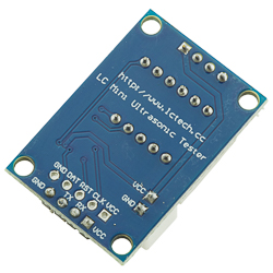 Test board for ultrasonic sensor HC-SR04