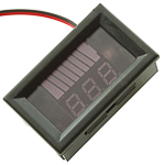 Модуль Вольтметр-індикатор батареї 12-60В червоний V2