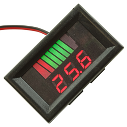 Модуль Вольтметр-індикатор батареї 12-72В червоний V2