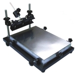 Stencil printer for silk screen printing