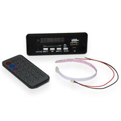 Фронтальна панель ZTV-CT02C + B MP3/FM/USB/SD,MMCcard/AUX/BT/пульт