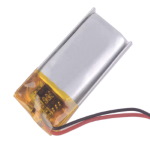 Li-pol battery 501025P, 100 mAh 3.7V with protection board