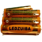 Батарейка LR03 AAA, Alkaline, LEDZUIBA