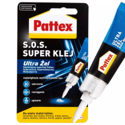 Клей ціаноакрилатний гелевий Pattex SOS Super Glue Power Gel 2г (Момент Гель)