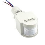 Motion sensor for floodlight white<gtran/>