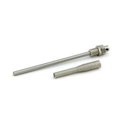Threaded sleeve mounting for immersion temperature sensor M10