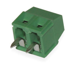 DC screw terminal block128V-5.0-02P pitch 5mm Green