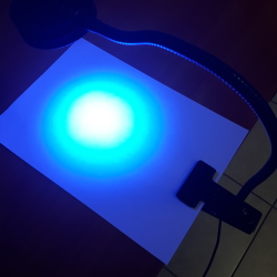 Ультрафіолетова лампа-прищепи UV-LED-7  [220В, 7Вт, 395нм]