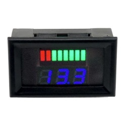 Module Voltmeter-indicator battery 12-60V blue
