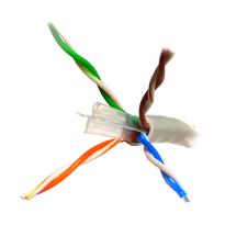 Cable UTP Cat6 4PR CCA 0.5 mm PVC indoor