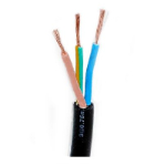 Power cable<draft/> H05RN-F 3x0.5mm2 black<gtran/>
