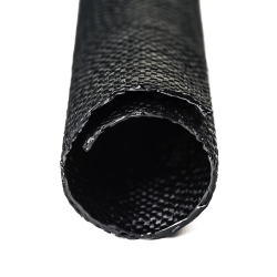 Wrap-around cable braid SCK-016 Woven Wrap BLACK self-closing [1m]