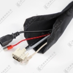 Velcro cable sleeve SP-MST-50 textile wrap BLACK [1m]