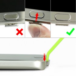 Magnetic cable USB Apple Lightning 1m white