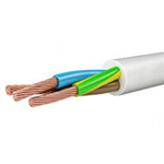 Power cable<gtran/> PVA 3x4.0 white<gtran/>