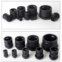 Cable gland for corrugated pipe AD13-M16 Black