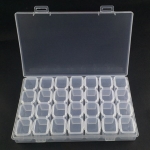 Cassette holder - organizer 28 cells with lids, 175 * 105 * 25