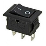 Key switch<gtran/> KCD5-102 ON-ON 3pin черный, сталь</ntran>