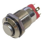 Кнопка Антивандальная GQ12H-10EL красная подсветка 12VAC/DC