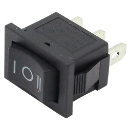 Key switch KCD5-103 ON-OFF-ON 3pin black, copper