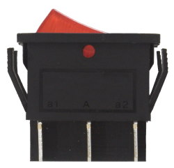 Перемикач клавішний KCD7-302 ON-ON 9pin RED