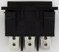 Key switch KCD7-303 ON-OFF-ON 9pin Black