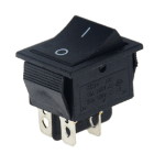 Key switch  KCD2-211 4pin OFF- (ON) black
