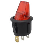 Key switch KCD1-101N-10 illuminated ON-OFF 3pin red