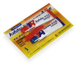 Клей акриловый 2-компонентный Kafuter Transparent Acrylic AB Glue 8г