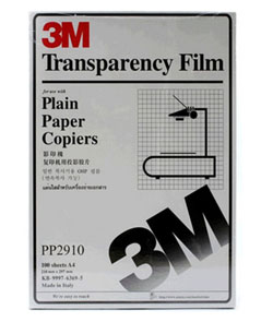Пленка для лазерного принтера 3M PP2910  [A4, пачка 100 шт] для ч/б печати