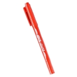 Permanent marker double G-0934, 0.5+1mm, red