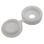 Plastic cap for screw SC-M5 White