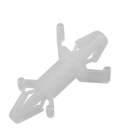 Mounting stand  CS-0610 L=9.8mm plastic with latches
