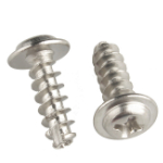 Nickel-plated self-tapping screw PWT<gtran/> 3x6x7mm semicircular. with PH collar<gtran/>