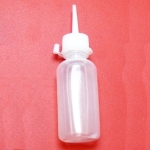 Plastic bottle with dispenser for liquids, 50ml