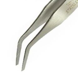  Xytronic anti-magnetic tweezers  SMD 106-SA steel curved 120 mm