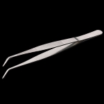 Pointed tweezers curved 160mm 304 ss